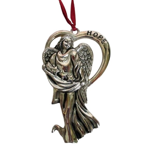 Vintage Gorham Hope Angel Christmas Ornament - - Picture 1 of 4